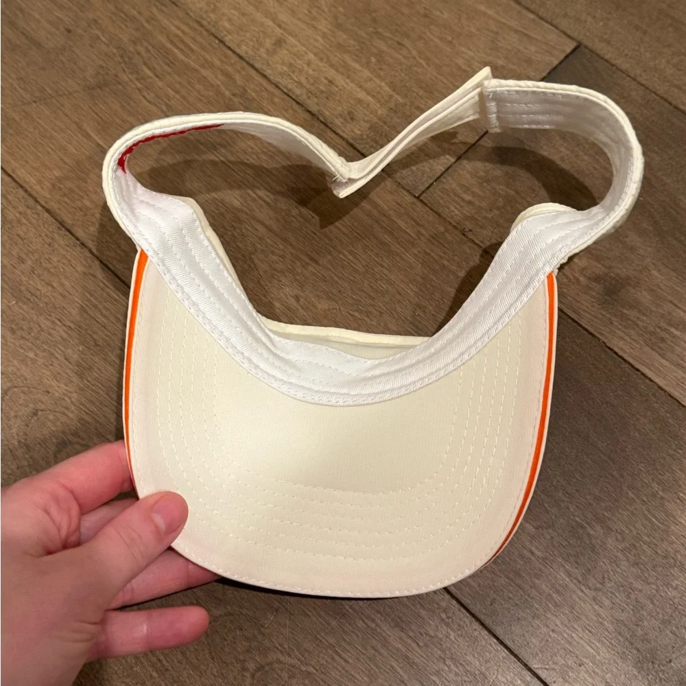 Peloton Cream Visor Hat Unisex‎